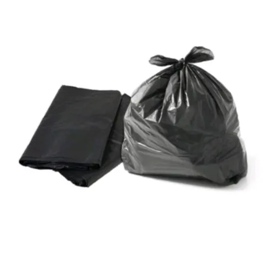 Pacote de sacos de lixo pretos