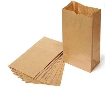 Saco de papel kraft modelo SOS